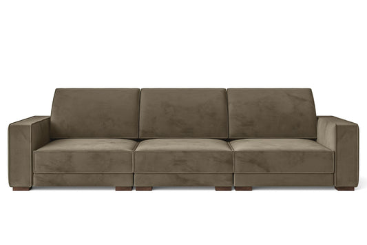 Bolzano 4 Seater Sofa Sand Velvet