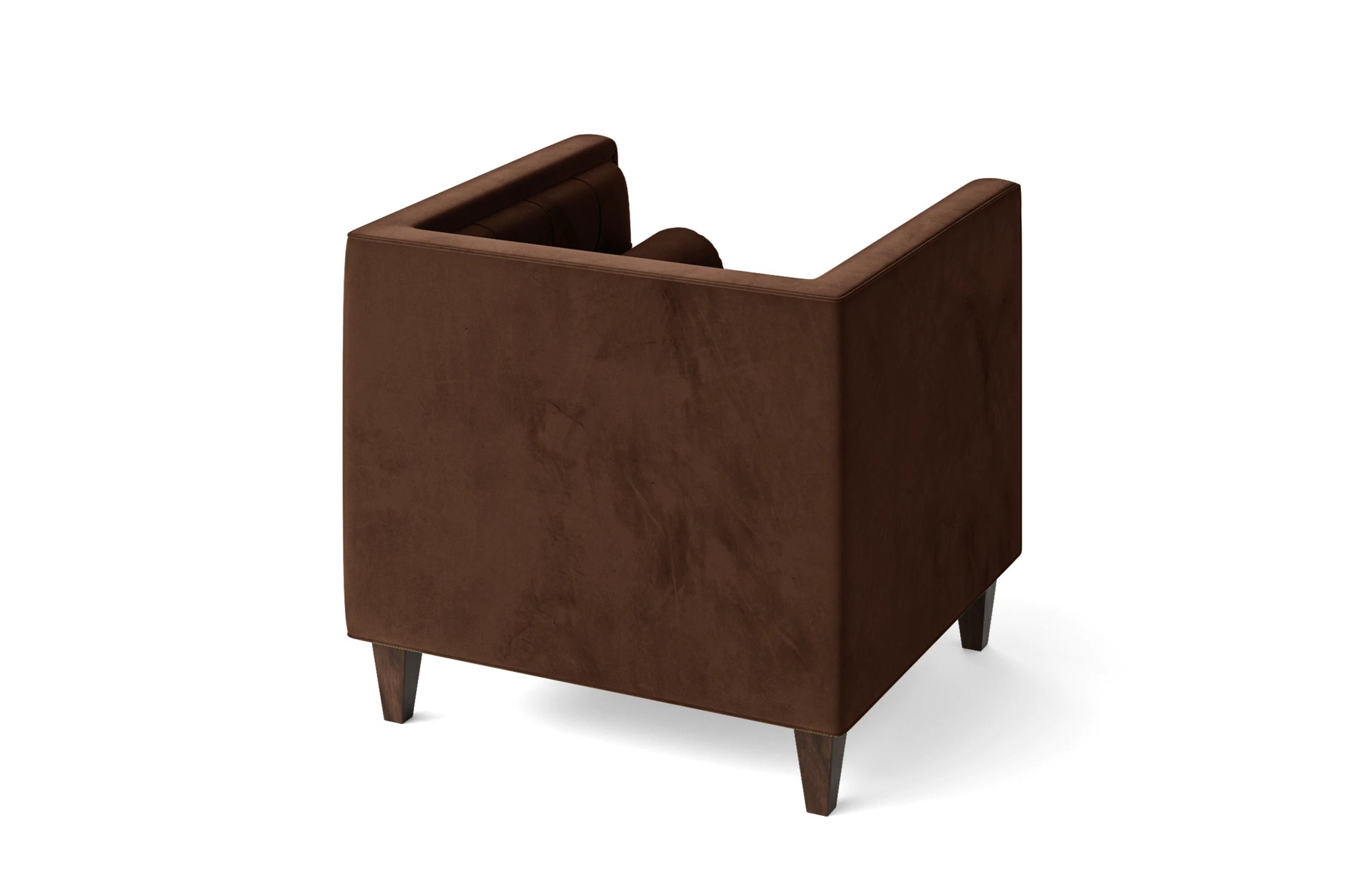 Brescia Armchair Coffee Brown Velvet