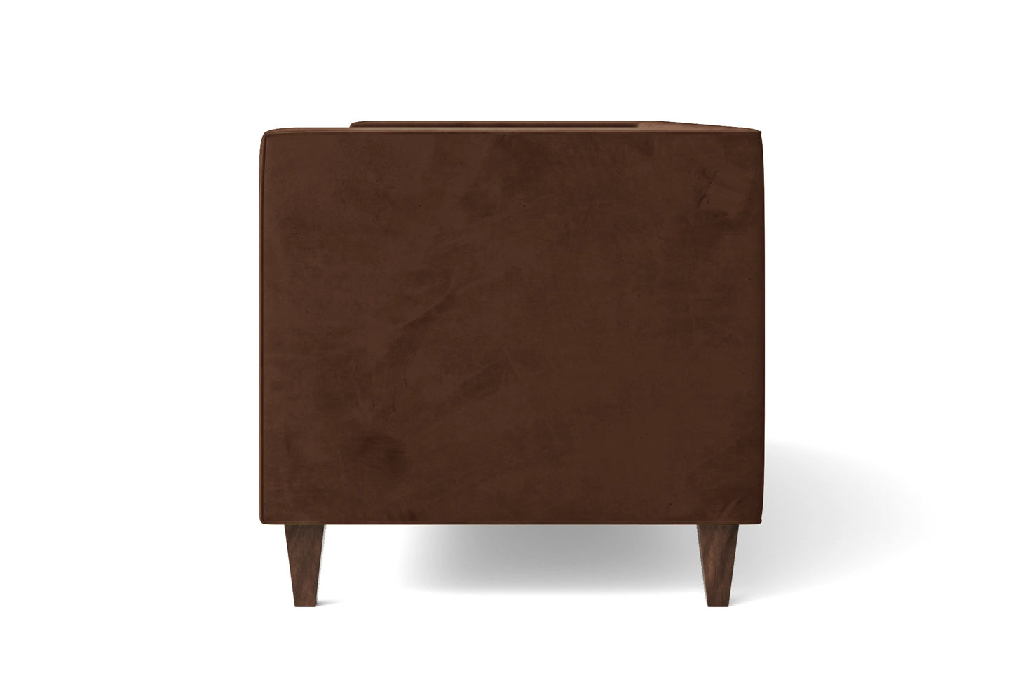 Brescia Armchair Coffee Brown Velvet