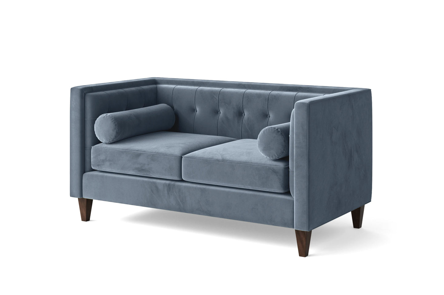 Brescia 2 Seater Sofa Baby Blue Velvet