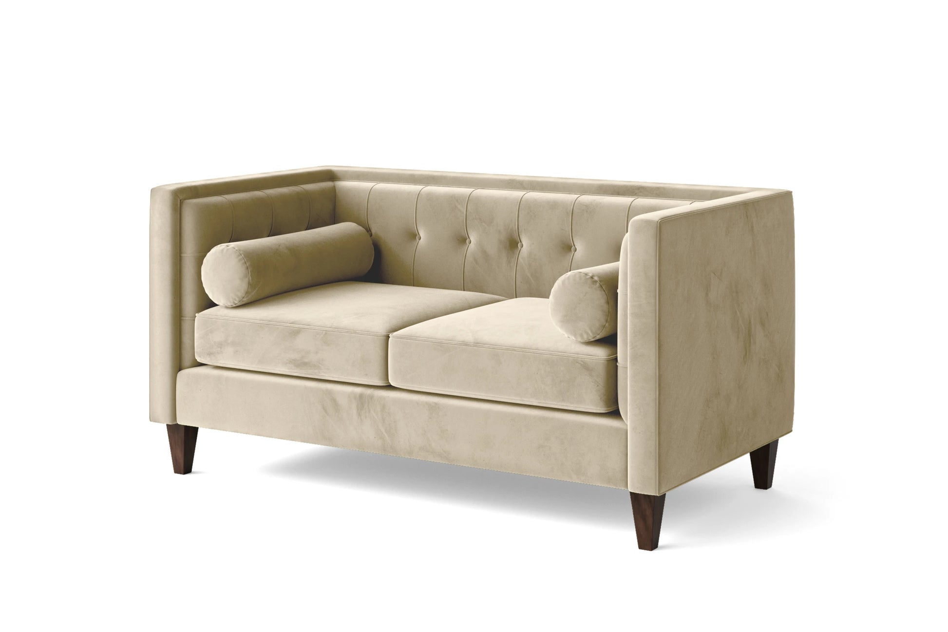 Brescia 2 Seater Sofa Cream Velvet