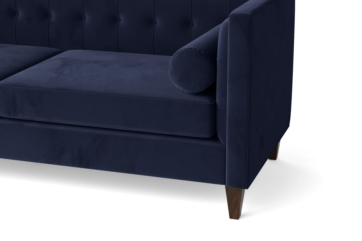 Brescia 2 Seater Sofa Dark Blue Velvet