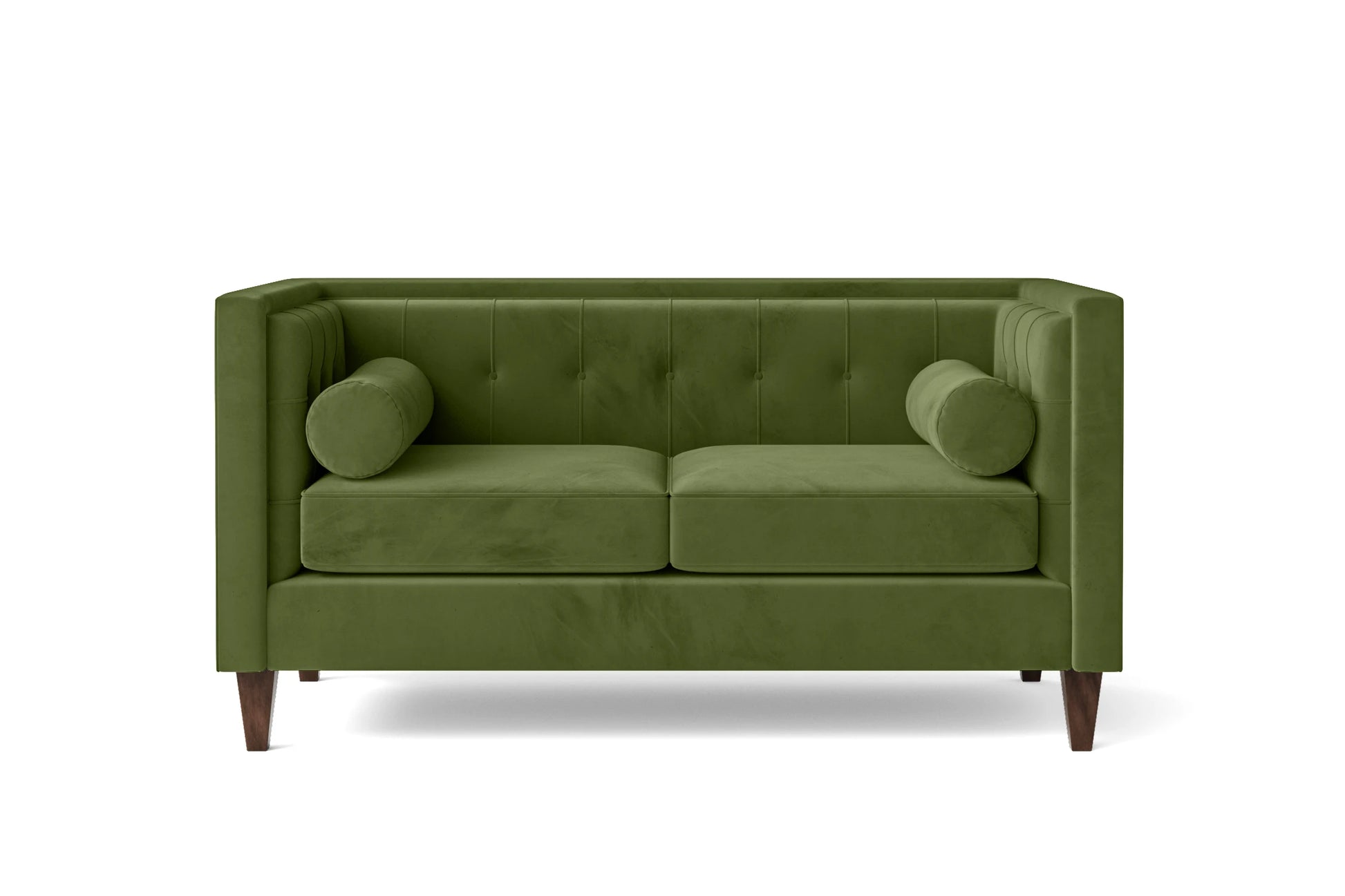 Brescia 2 Seater Sofa Lime Velvet