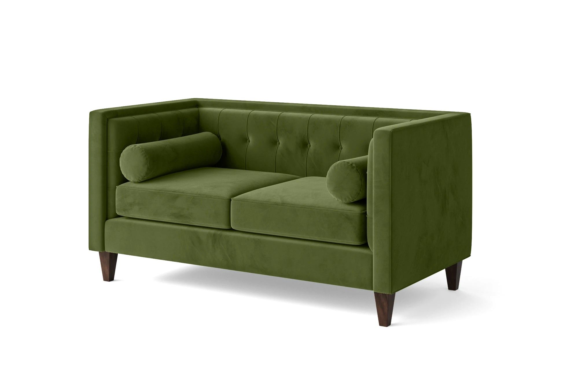 Brescia 2 Seater Sofa Lime Velvet