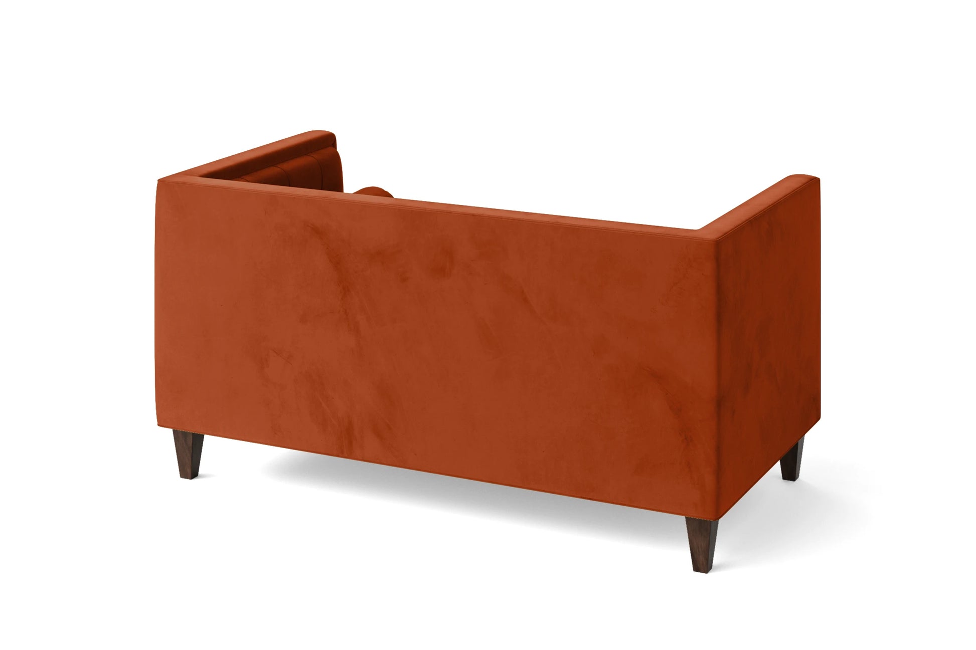 Brescia 2 Seater Sofa Orange Velvet