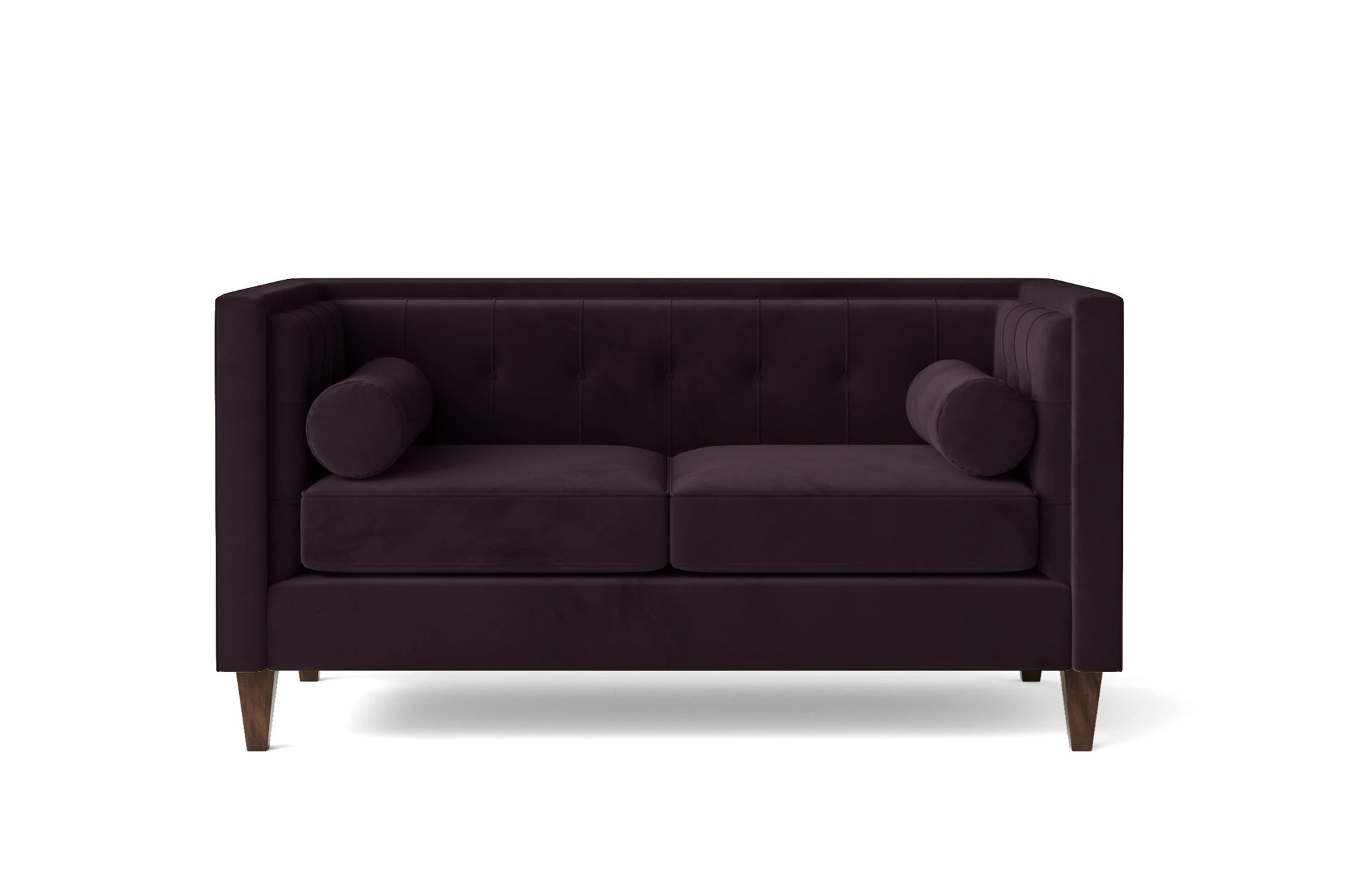 Brescia 2 Seater Sofa Purple Velvet