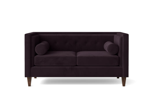 Brescia 2 Seater Sofa Purple Velvet