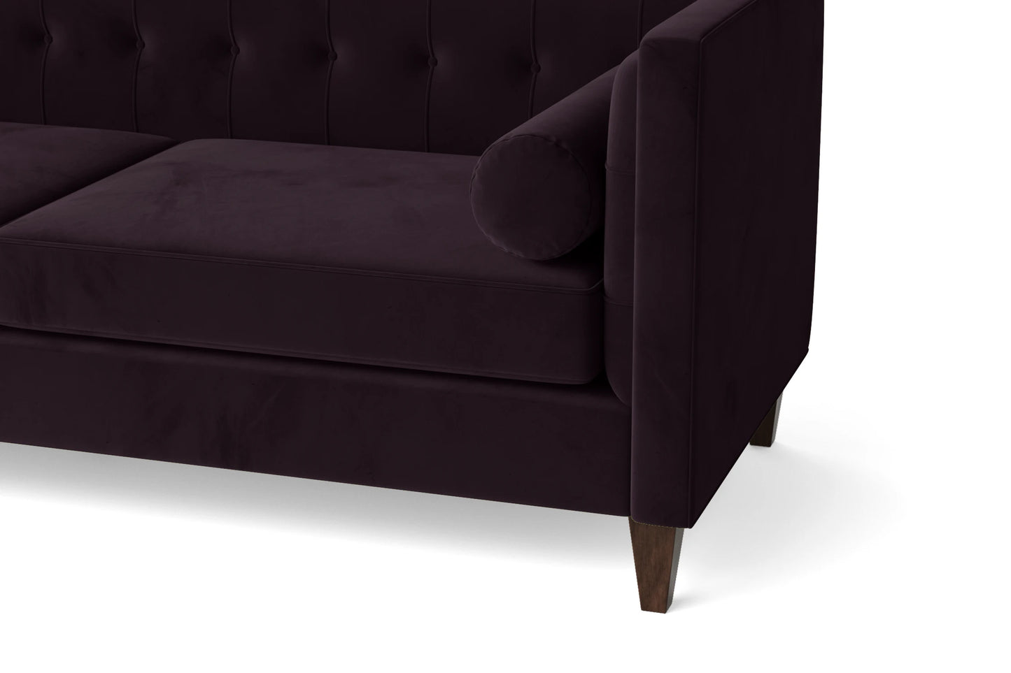 Brescia 2 Seater Sofa Purple Velvet