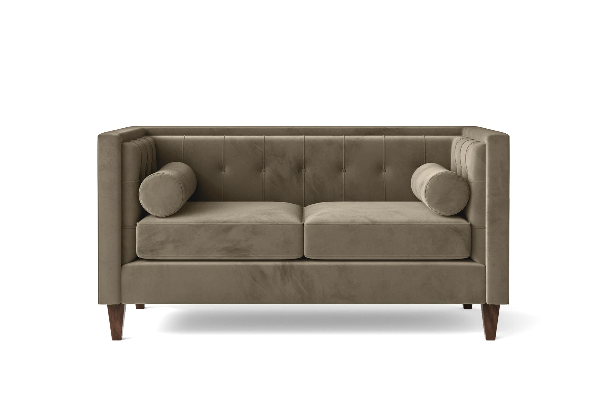 Brescia 2 Seater Sofa Sand Velvet