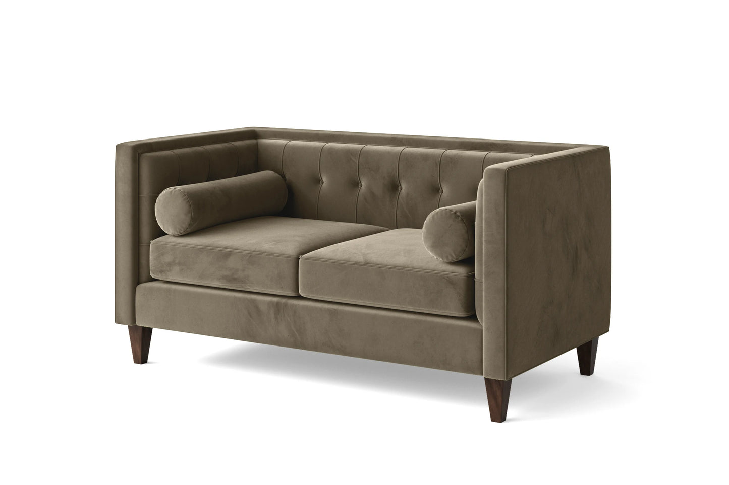 Brescia 2 Seater Sofa Sand Velvet