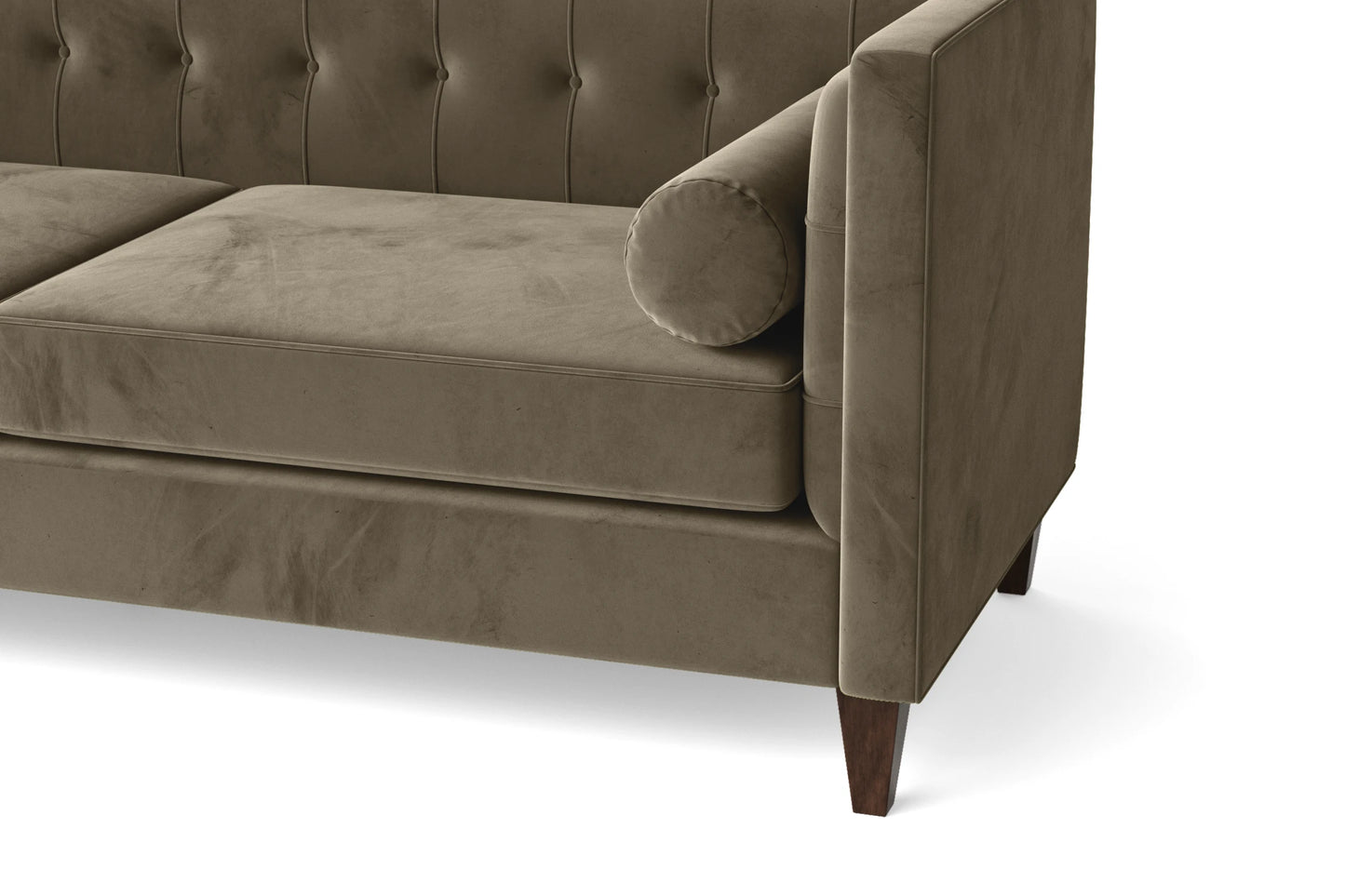 Brescia 2 Seater Sofa Sand Velvet