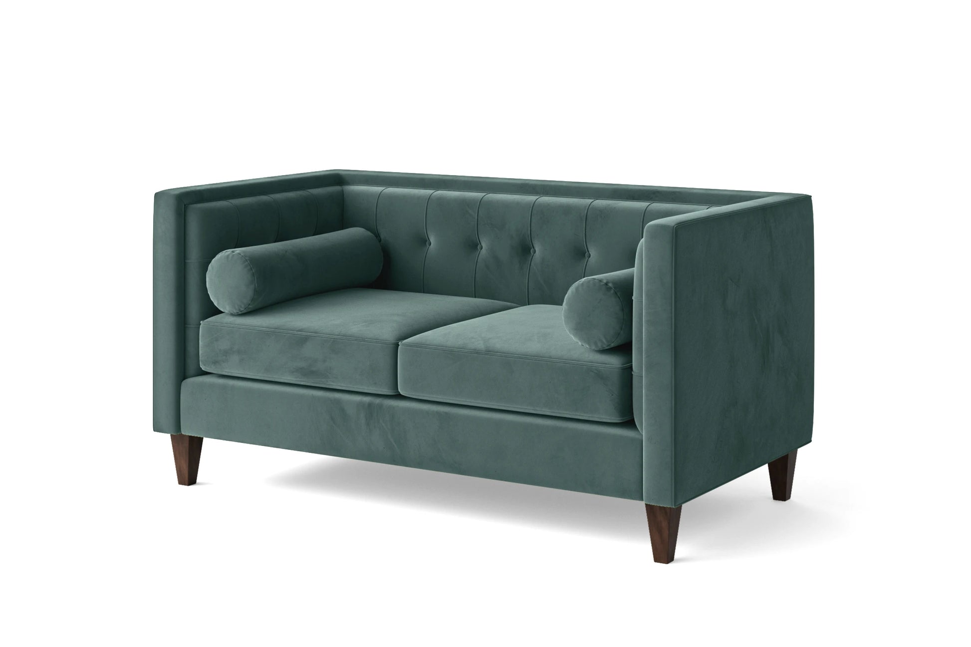 Brescia 2 Seater Sofa Teal Velvet