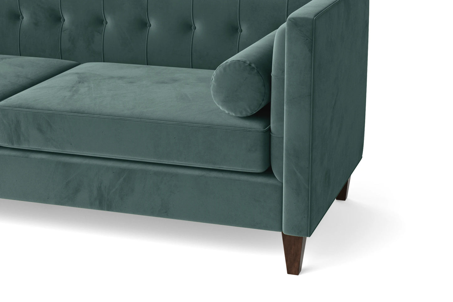 Brescia 2 Seater Sofa Teal Velvet