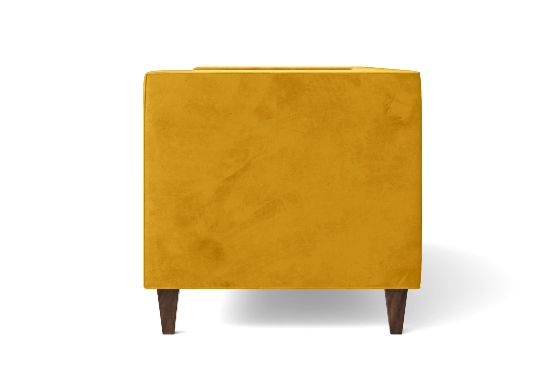 Brescia 2 Seater Sofa Yellow Velvet