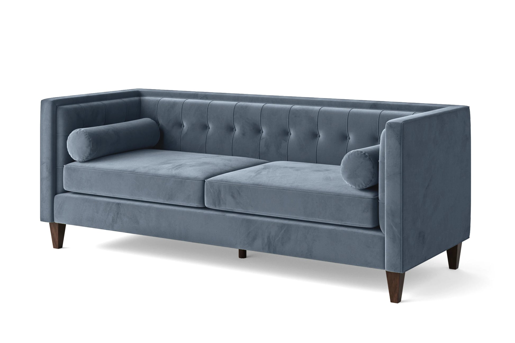 Brescia 3 Seater Sofa Baby Blue Velvet