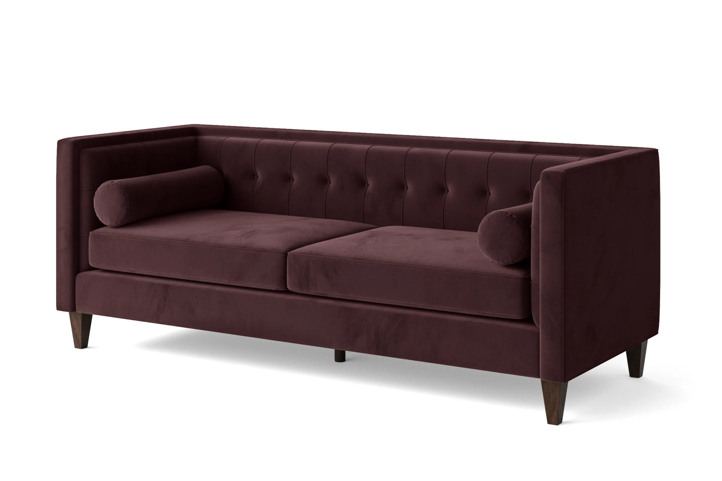 Brescia 3 Seater Sofa Grape Velvet