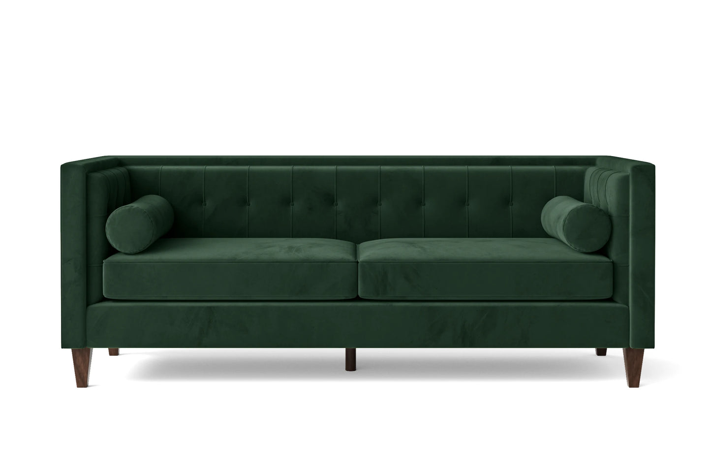 Brescia 3 Seater Sofa Green Velvet