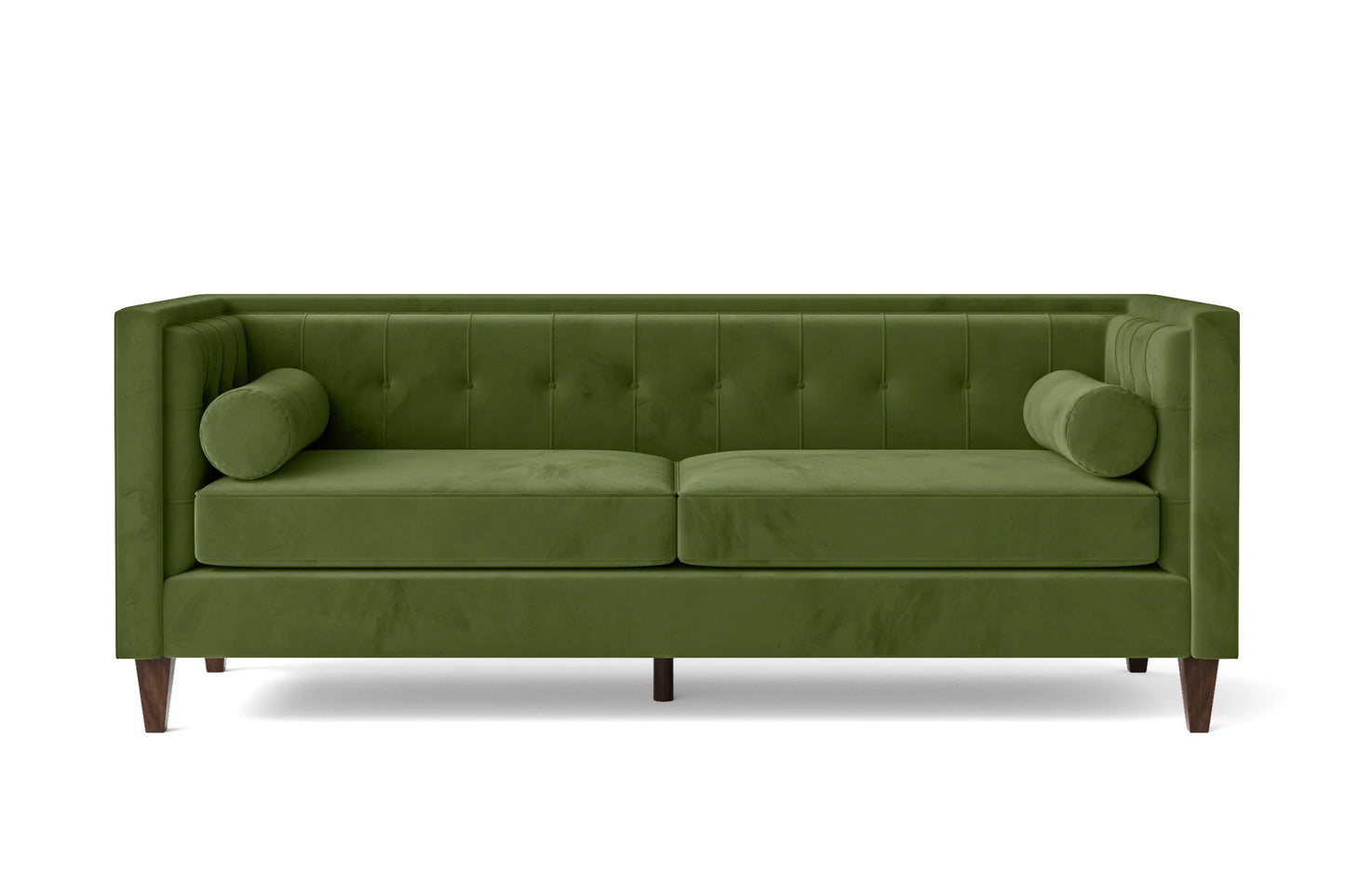 Brescia 3 Seater Sofa Lime Velvet