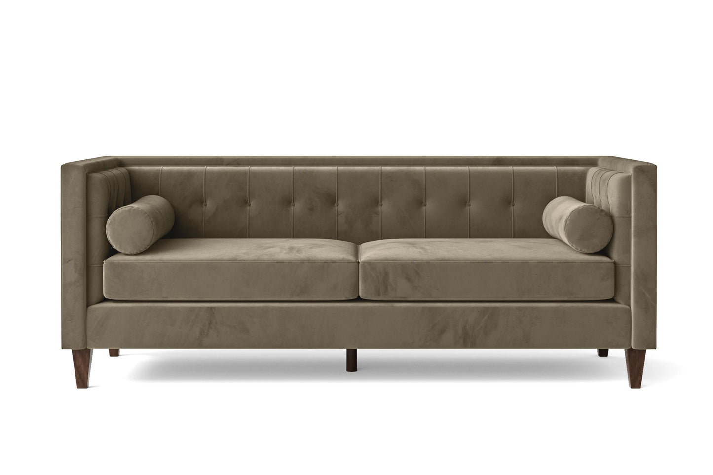 Brescia 3 Seater Sofa Sand Velvet