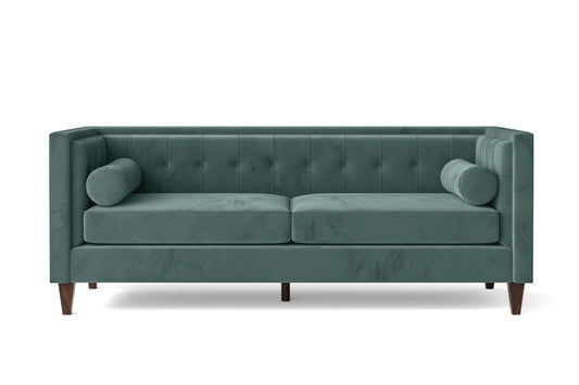 Brescia 3 Seater Sofa Teal Velvet