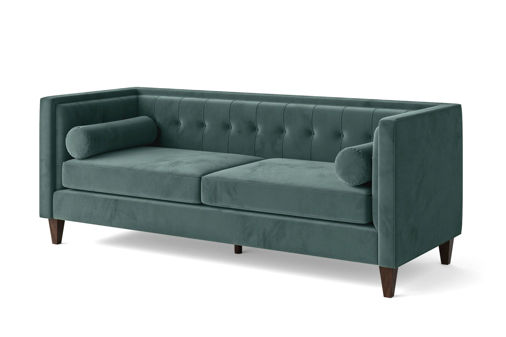 Brescia 3 Seater Sofa Teal Velvet