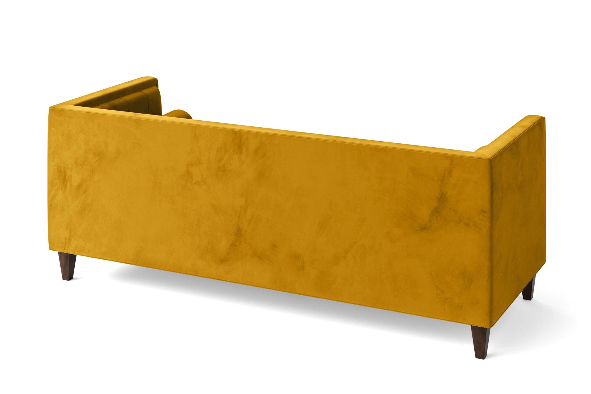 Brescia 3 Seater Sofa Yellow Velvet