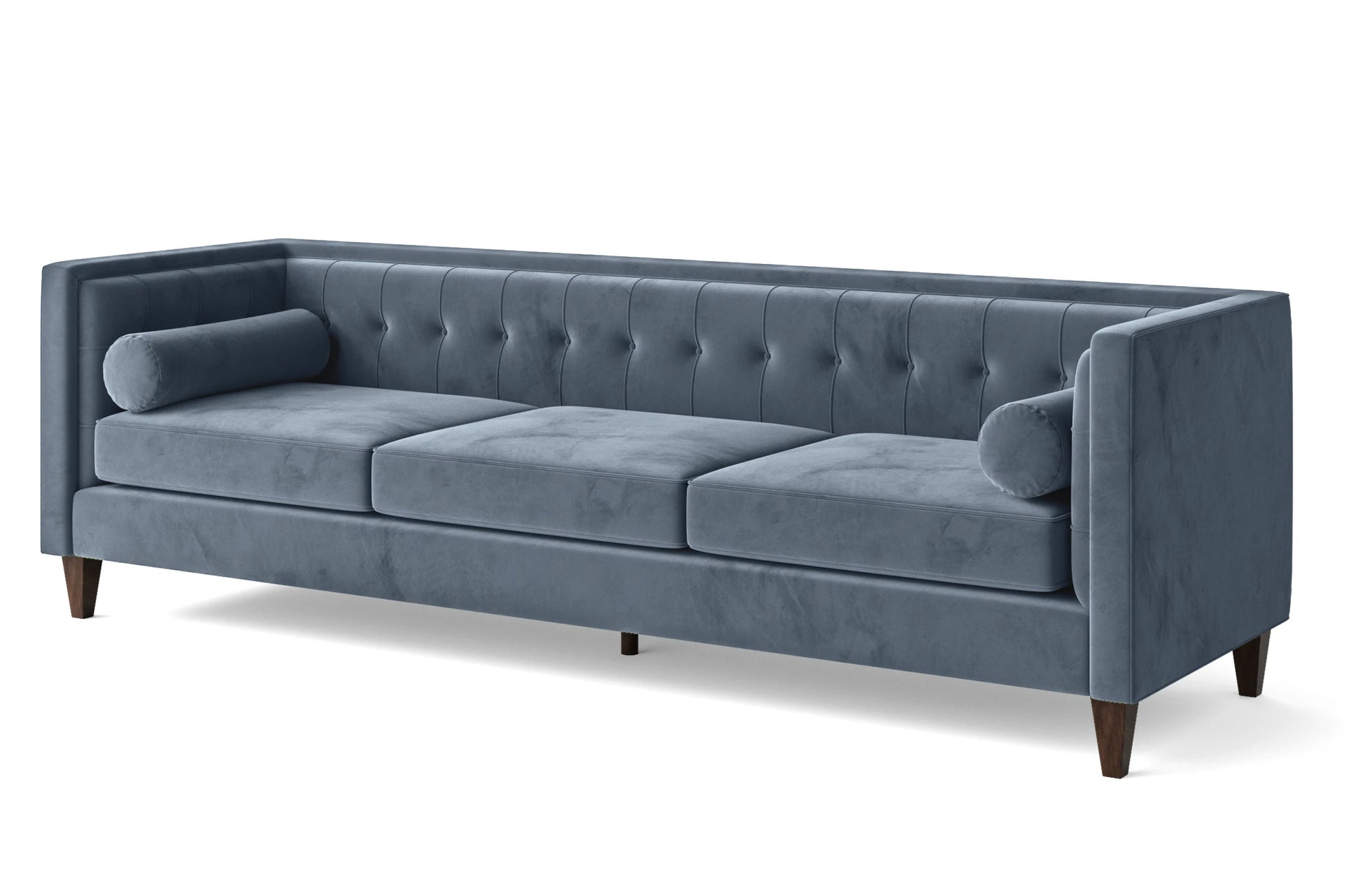 Brescia 4 Seater Sofa Baby Blue Velvet