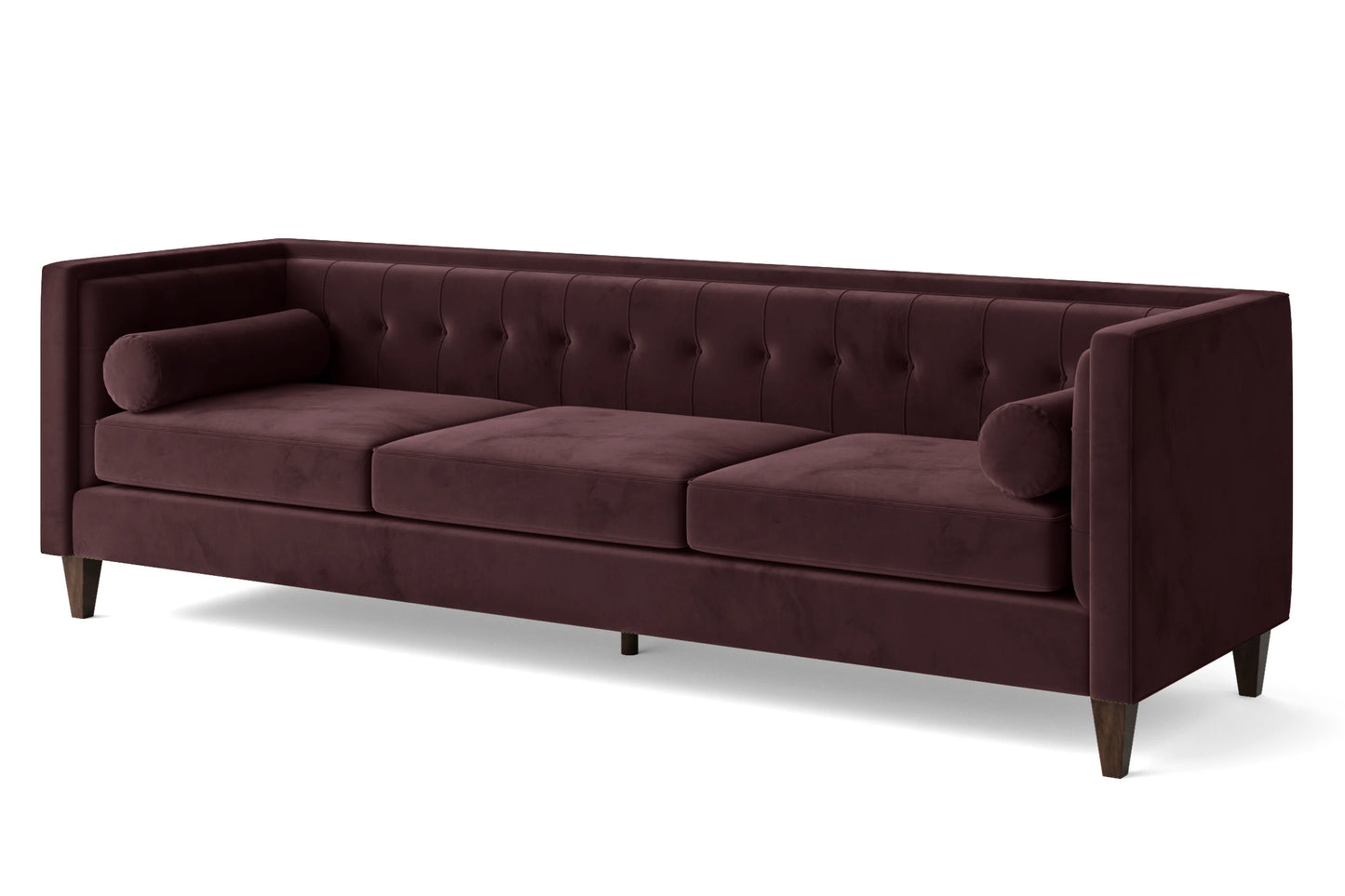 Brescia 4 Seater Sofa Grape Velvet