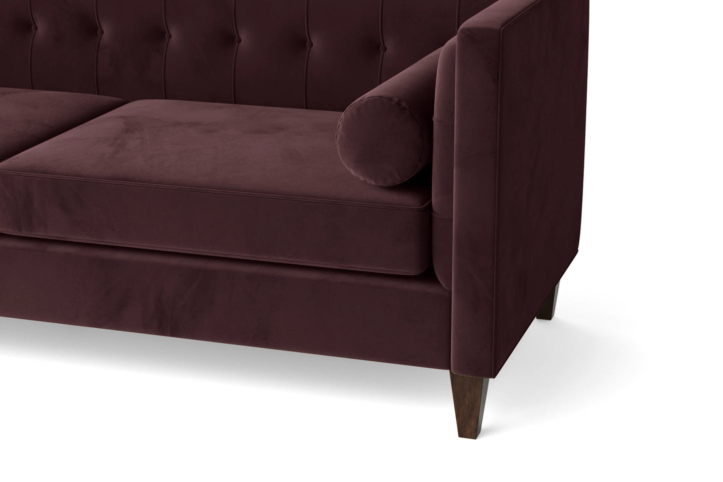 Brescia 4 Seater Sofa Grape Velvet