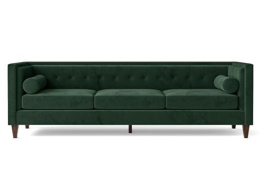 Brescia 4 Seater Sofa Green Velvet