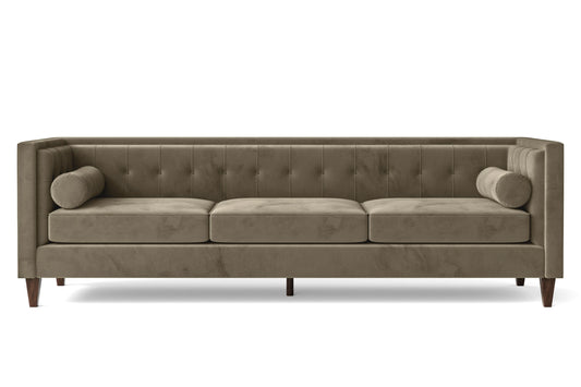 Brescia 4 Seater Sofa Sand Velvet