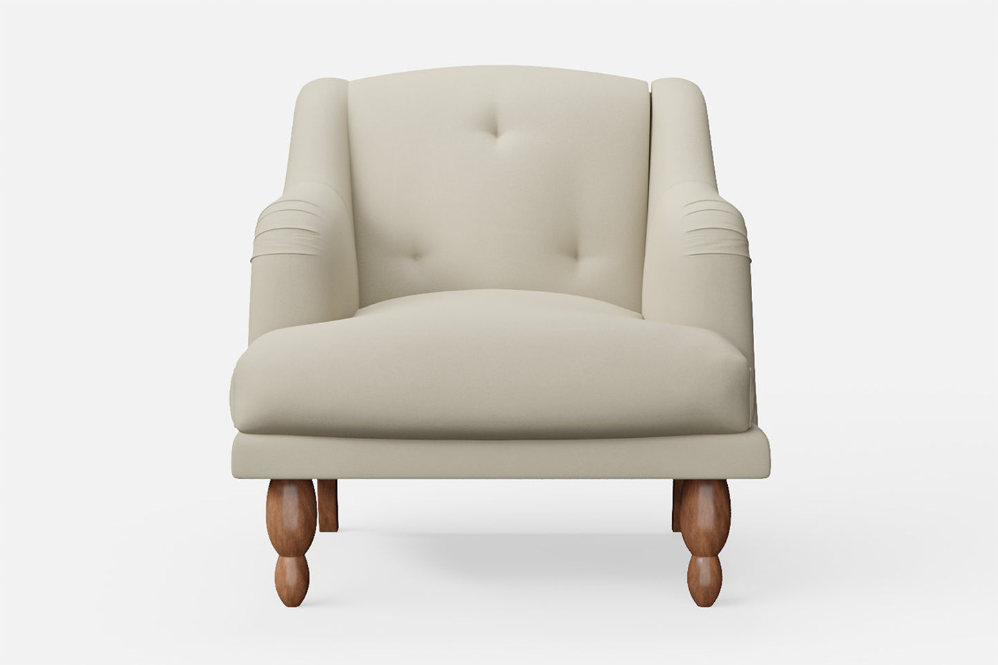 Burlington Armchair Cream Leather