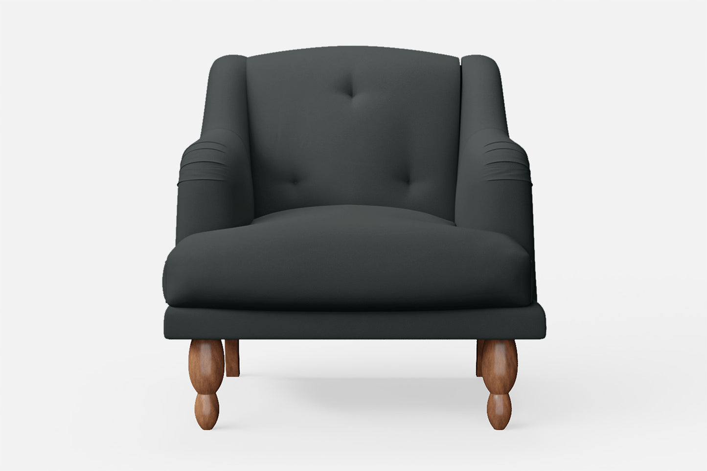 Burlington Armchair Slate Leather