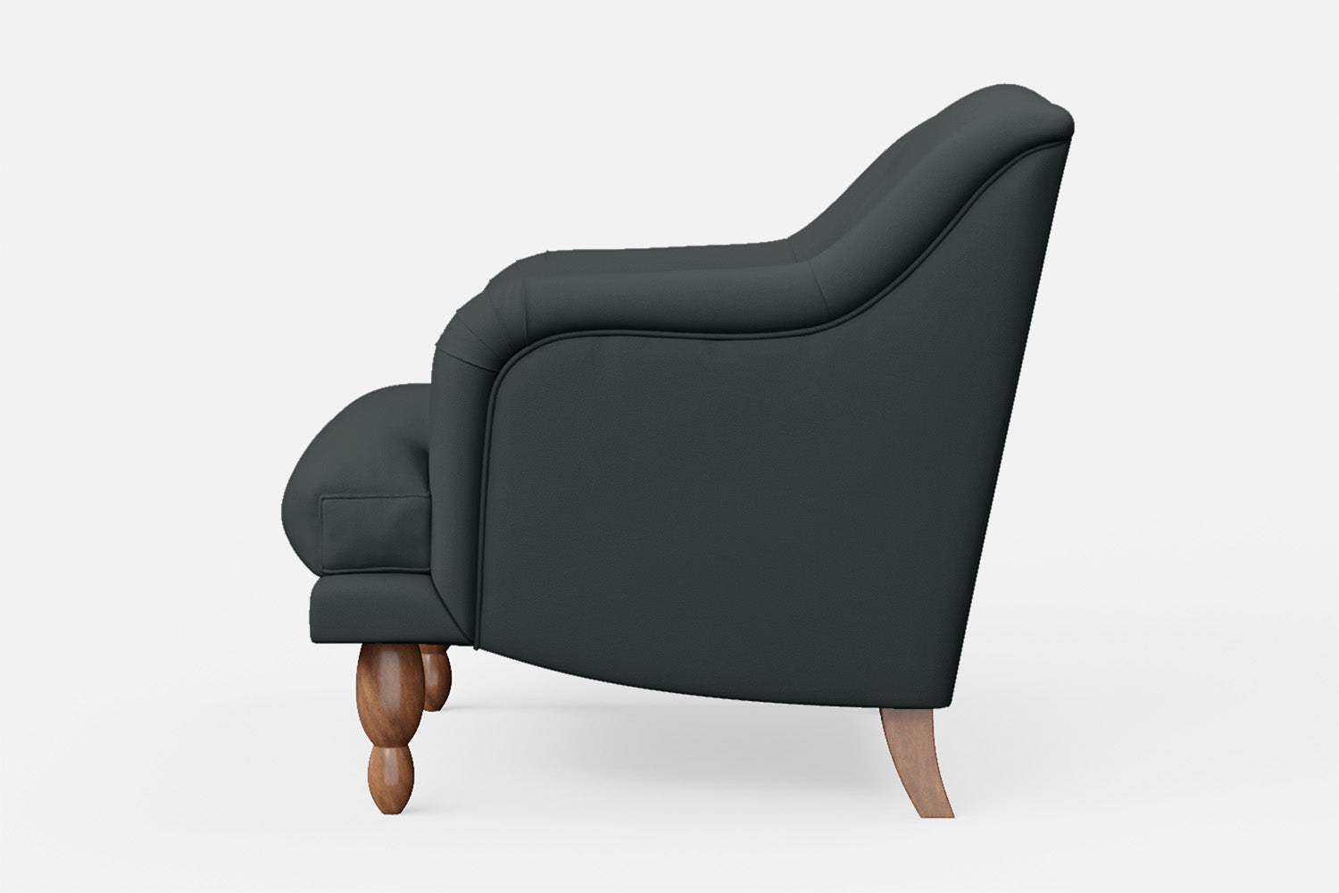 Burlington Armchair Slate Leather