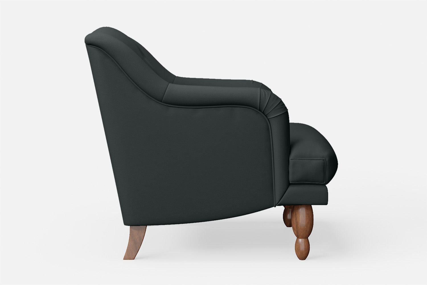 Burlington Armchair Slate Leather