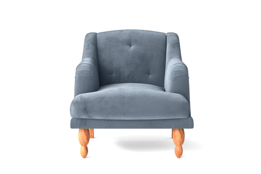 Burlington Armchair Baby Blue Velvet