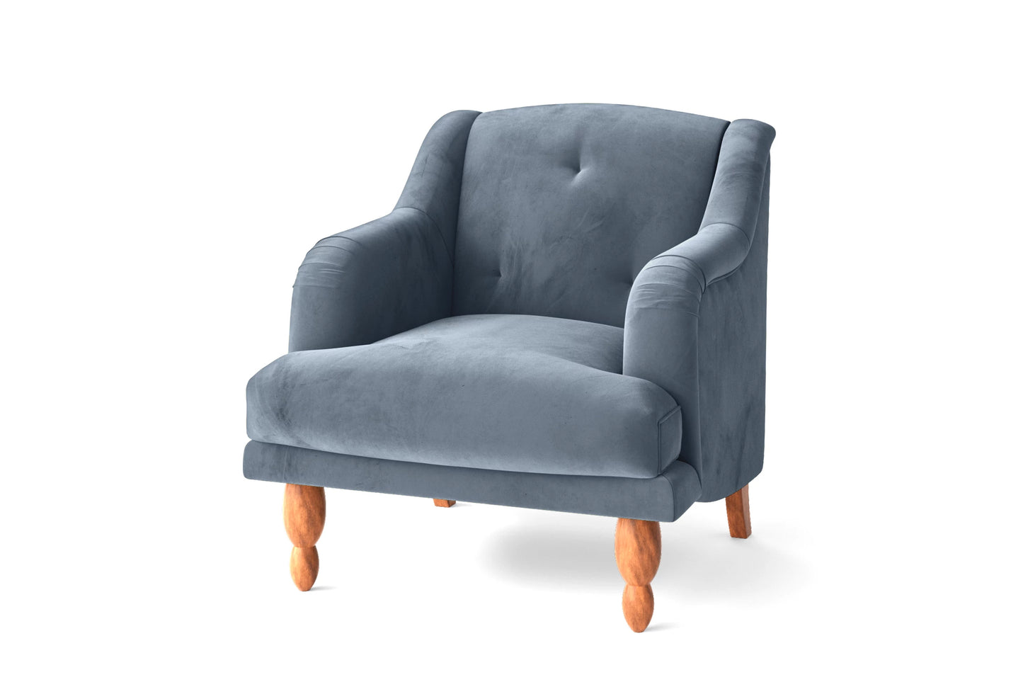 Burlington Armchair Baby Blue Velvet