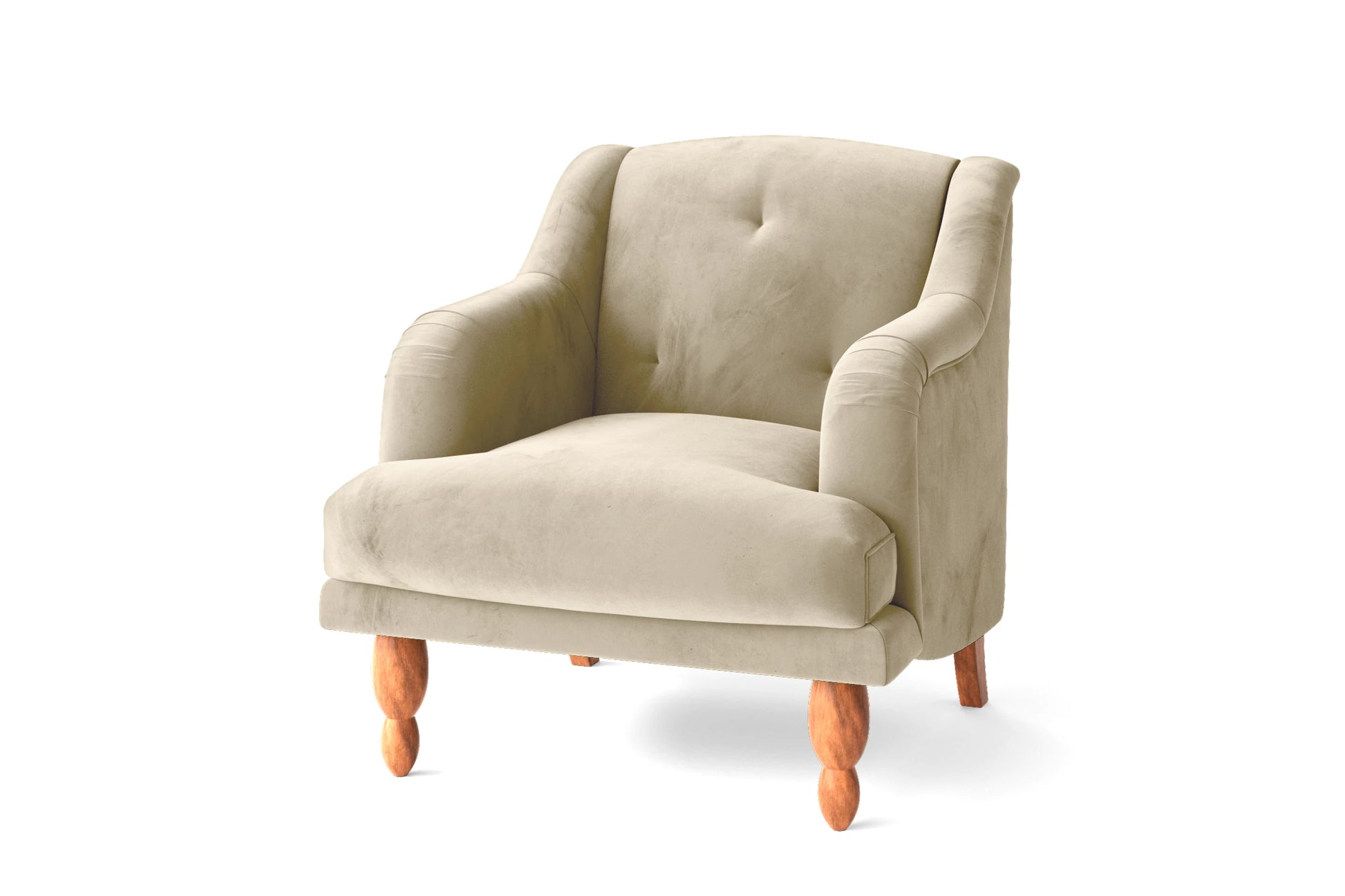 Burlington Armchair Cream Velvet