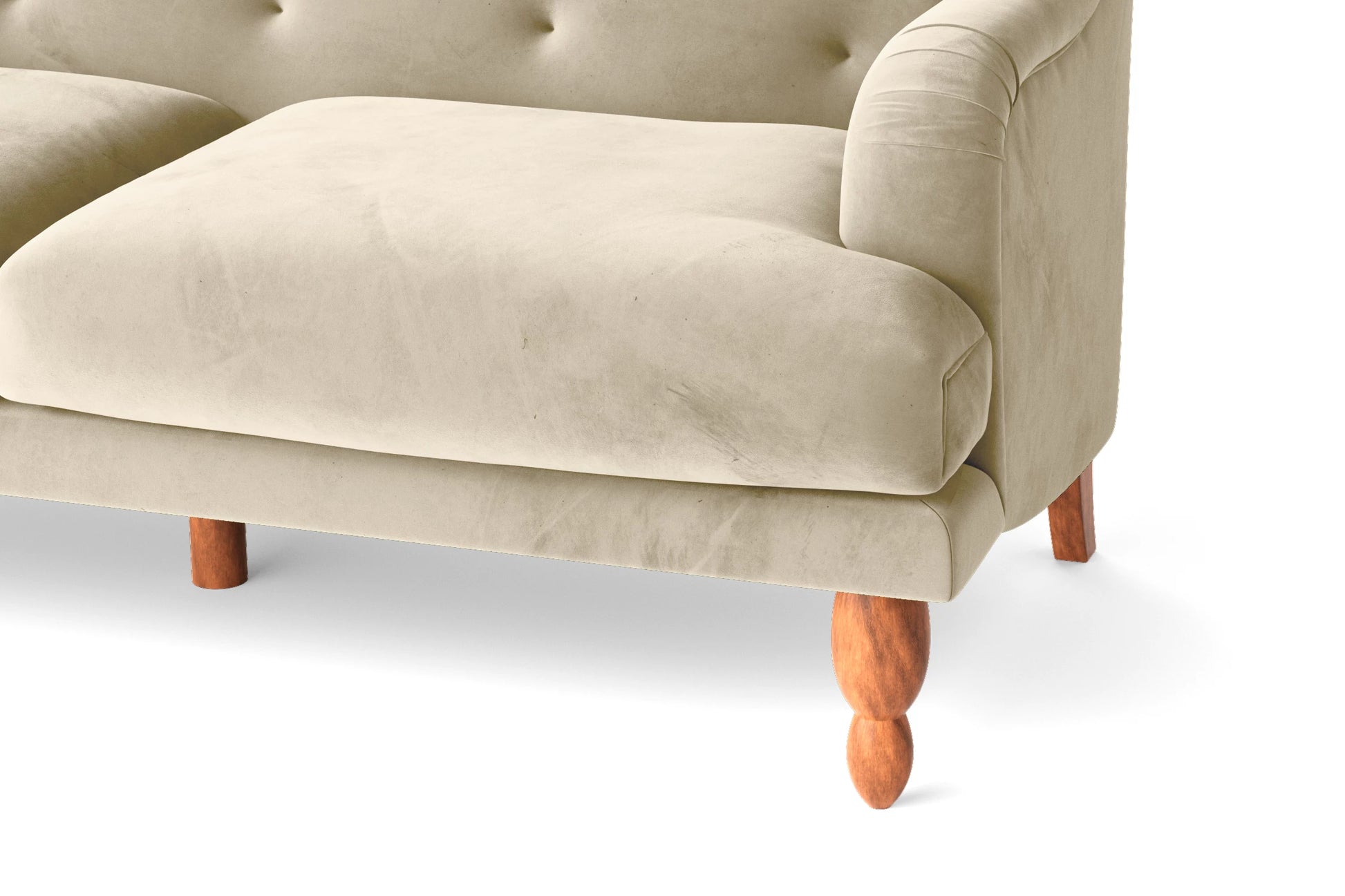 Burlington Armchair Cream Velvet