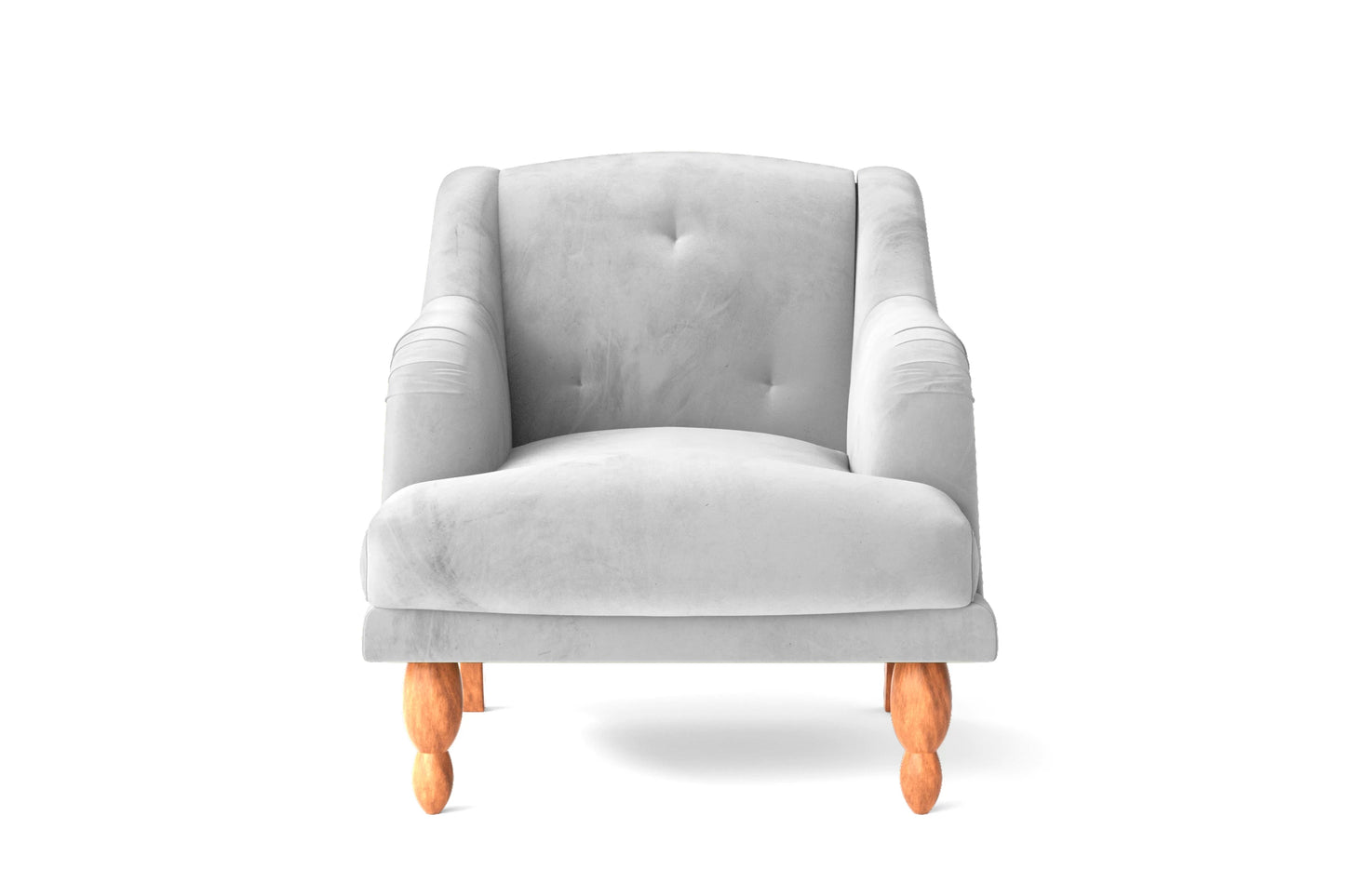 Burlington Armchair White Velvet