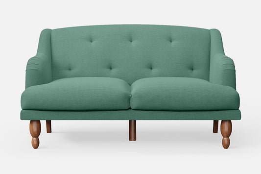 Burlington 2 Seater Sofa Mint Green Linen Fabric