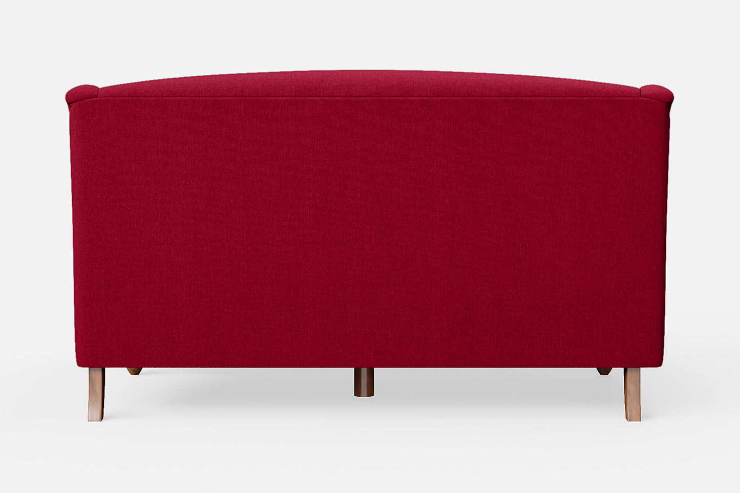 Burlington 2 Seater Sofa Red Linen Fabric