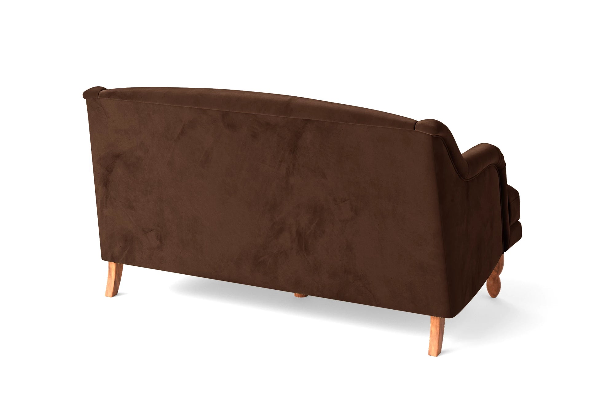 Burlington 2 Seater Sofa Coffee Brown Velvet