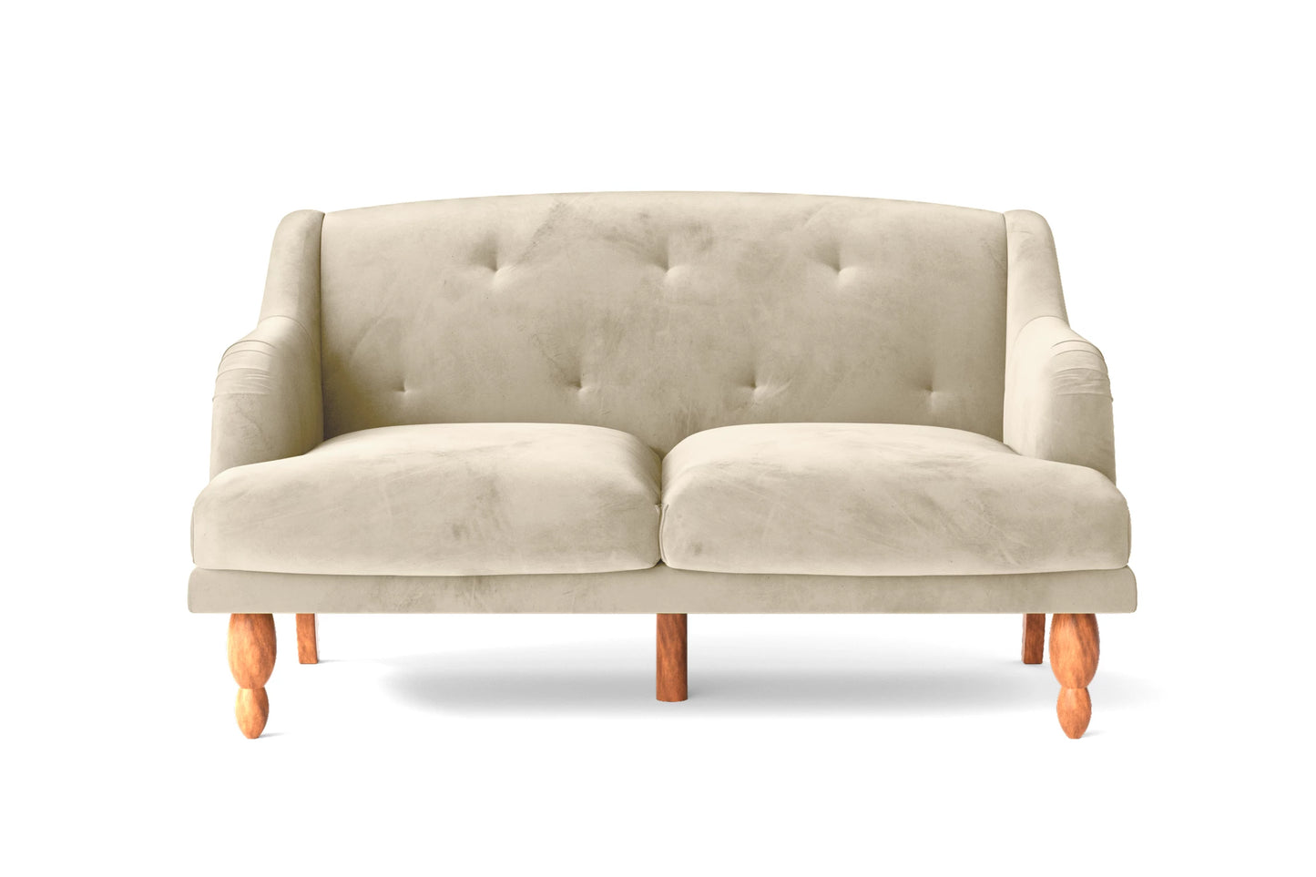 Burlington 2 Seater Sofa Cream Velvet