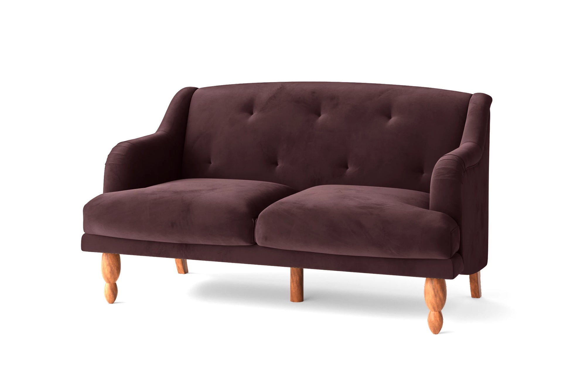 Burlington 2 Seater Sofa Grape Velvet