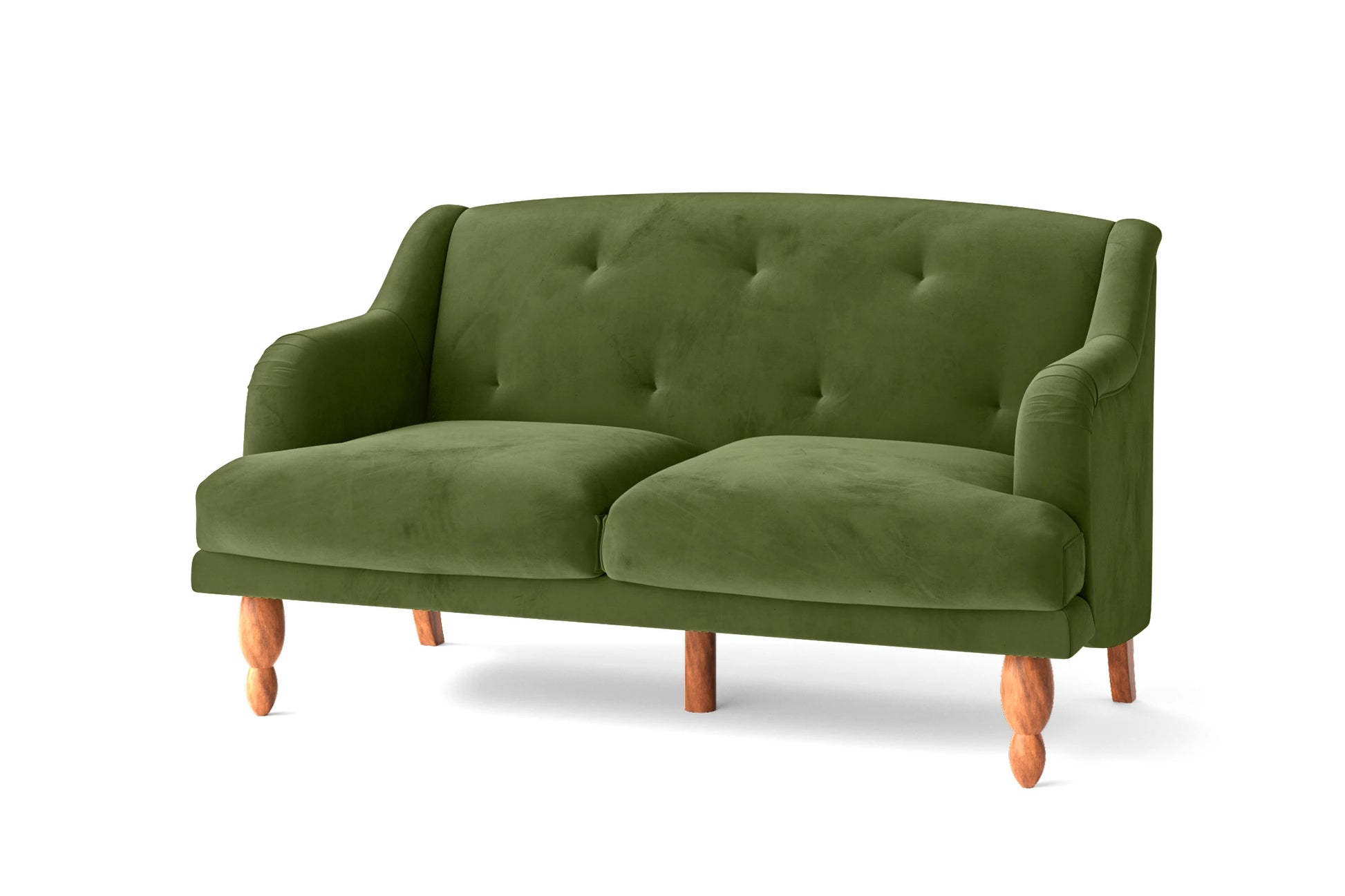 Burlington 2 Seater Sofa Lime Velvet