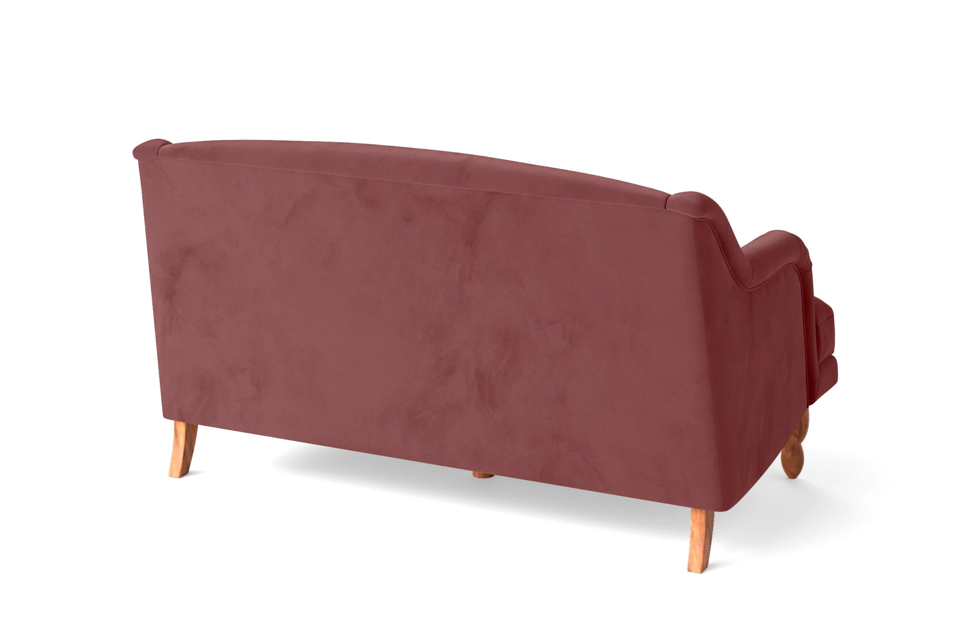 Burlington 2 Seater Sofa Pink Velvet