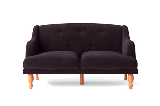 Burlington 2 Seater Sofa Purple Velvet