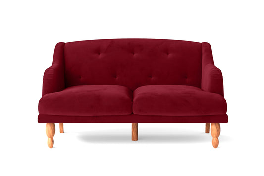 Burlington 2 Seater Sofa Red Velvet