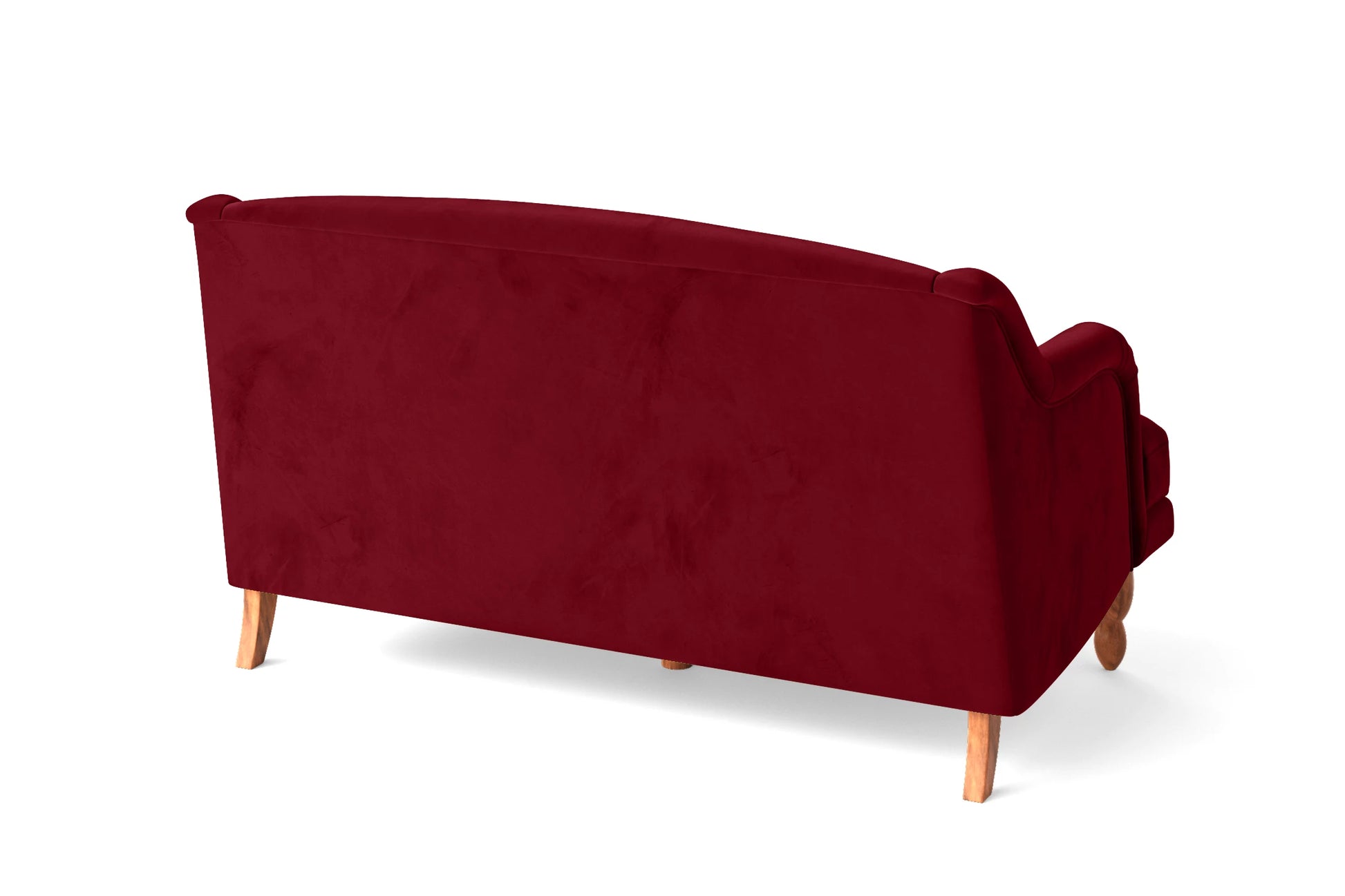 Burlington 2 Seater Sofa Red Velvet